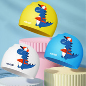 Șapcă de înot pentru fată drăguță pentru copii, șapcă de înot din silicon elastic, impermeabilă, pentru piscină, șepci de baie gorro natacion, pălărie de scufundări pentru copii