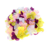 Șepci de baie pentru fete, cu flori, pălărie de înot, accesorii cu perle, șapcă de înot pentru femei, șapcă de baie pentru femei, șapcă de înot pentru adulți, șapcă de baie pentru femei