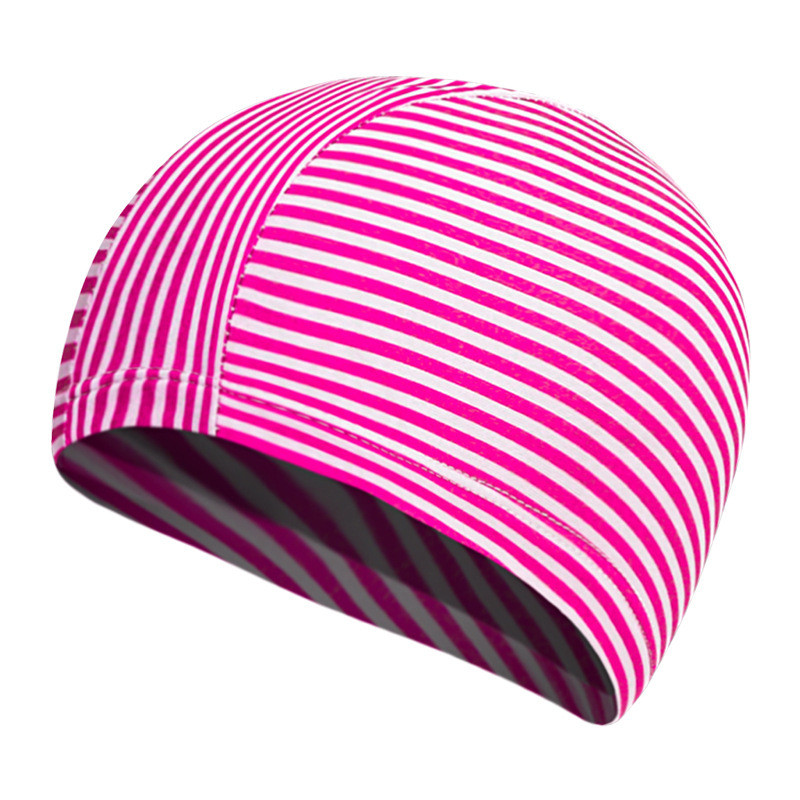 Nyomtatott úszósapka textil fejfedő gyermekkényelmes fülvédők, fiúk és lányok meleg tavaszi sportfelszerelések gyerekeknek