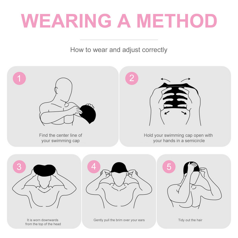 Úszósapka Úszósapkák Szilikon Haj Női Vízálló Fürdés Férfi Gyerek Női Kalapok