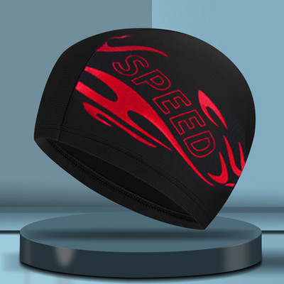 Spandex úszósapka Női Férfi Fürdő Spa úszósapka Légáteresztő Sport Haj Fülvédő Sapka Úszótartozékok