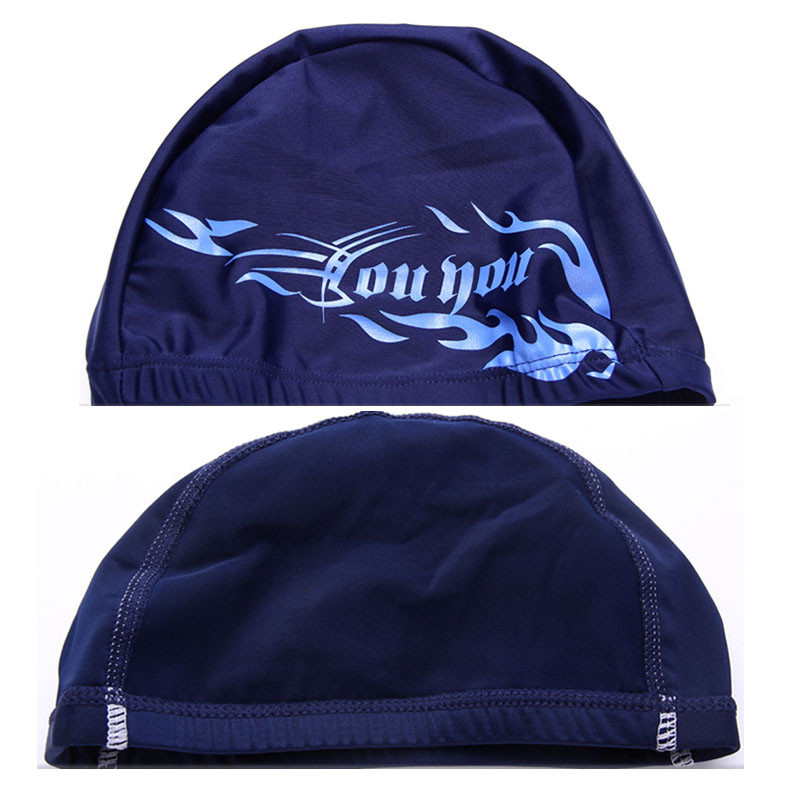 Spandex úszósapka Női Férfi Fürdő Spa úszósapka Légáteresztő Sport Haj Fülvédő Sapka Úszótartozékok