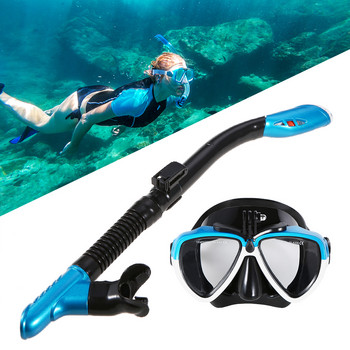 Lixada Snorkeling Tube Μάσκα κατά της ομίχλης Γυαλιά κολύμβησης με αναπνευστήρα Μάσκα κατάδυσης Γυαλιά κολύμβησης Γυαλιά κολύμβησης με κάμερα Σωλήνας κολύμβησης