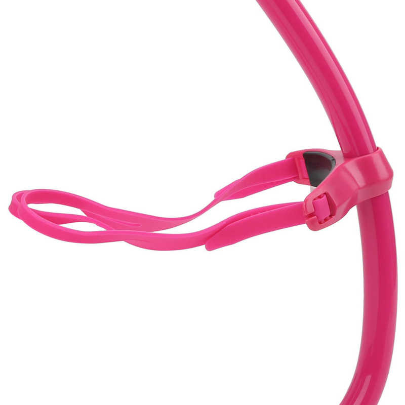 Plaukimo priekinis kvėpavimo vamzdelis su silikoniniu kandikliu Plaukimo treniruočių kvėpavimo įranga Plaukimo vamzdelis su vamzdeliu su kandikliu