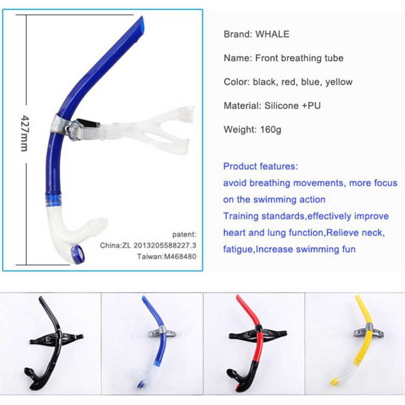 Professionaalne mugavus algajatele Ujumine Sukeldumine Hingamistoru Snorgeldamine Kuiv Silikoon Snorkel Merebasseini Sukeldumistarvikud