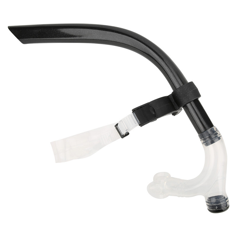 Silikoonist täiskuiv eesmine snorgeltoru fikseeritud klapiga veealune hingamistoru ujumispraktikaks sukeldumiseks