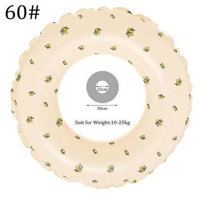 Täispuhutavad ujumistorud, paksendatud suvise triibuga basseini ujukid, torud väljas rand, laste ujumisrõngas, pidu veespordi mänguasjad