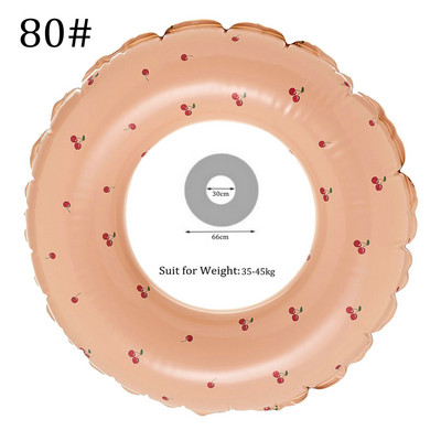 Täispuhutavad ujumistorud, paksendatud suvise triibuga basseini ujukid, torud väljas rand, laste ujumisrõngas, pidu veespordi mänguasjad