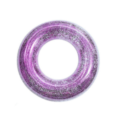 Permatomas blizgantis baseino pėdutės plaukimo žiedas suaugusiems vaikams pripučiamas baseino vamzdis milžiniškas plūduras berniukams mergaitėms vandens pramogoms žaislas plaukimo ratai