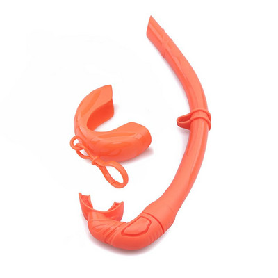 Silikoonist snorkeltoru koos hoiuümbrisega Professionaalne kaasaskantav kokkupandav kokkurullitav märgsukeldumissnorkeltoru allalaadimine