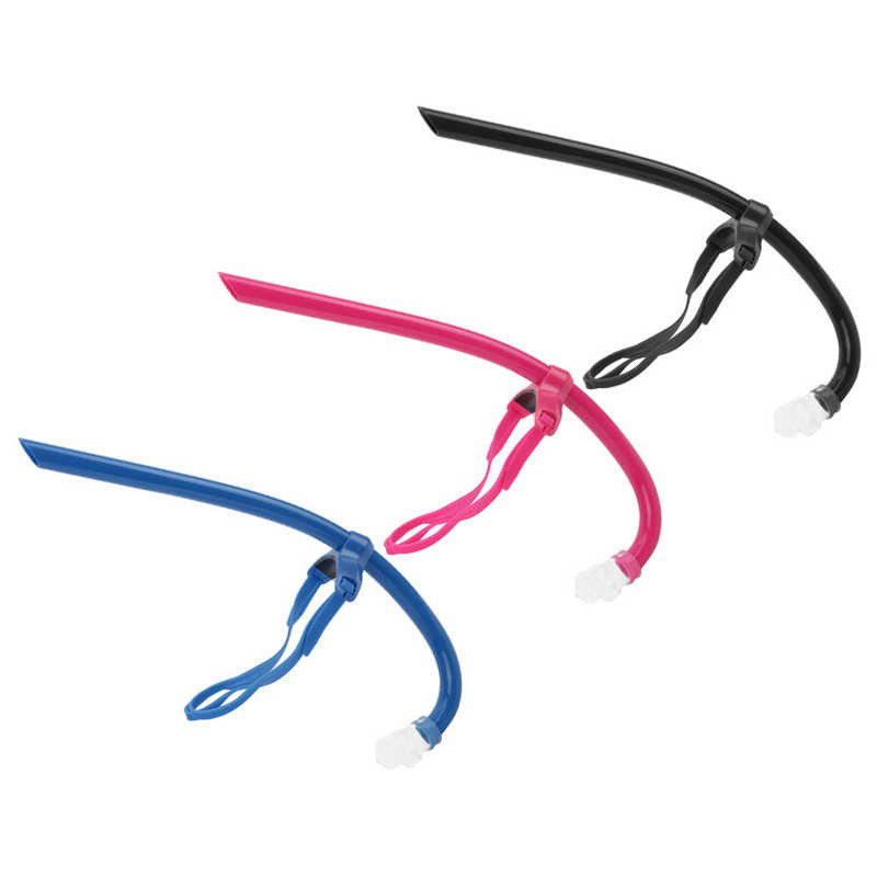 Шнорхел за гмуркане за плуване Шнорхел за плуване, монтиран отпред със силиконов мундщук Обучение за плуване Дихателна екипировка