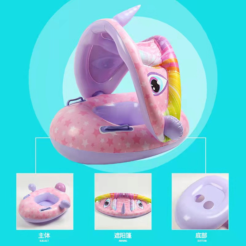 Pripučiamas flamingas vaikams kūdikių plaukimo žiedas vasaros paplūdimio vakarėlis prie baseino žaislai plaukimo ratas prie baseino plūduriuojančios sėdynės priedai