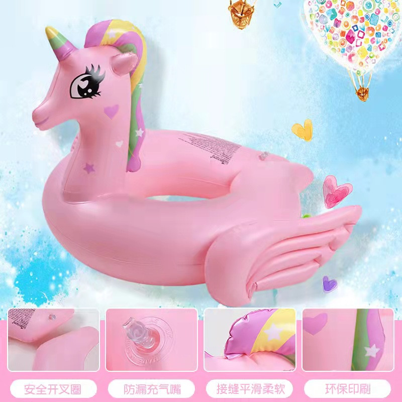 Pripučiamas flamingas vaikams kūdikių plaukimo žiedas vasaros paplūdimio vakarėlis prie baseino žaislai plaukimo ratas prie baseino plūduriuojančios sėdynės priedai