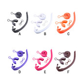 Profesionalne ergonomske cijevi za ronjenje za male odrasle koje se mogu prati za sport na otvorenom s kutijom za pohranu, bijela