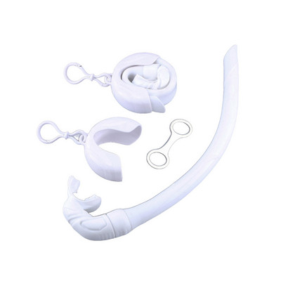 Profesionalne ergonomske cijevi za ronjenje za male odrasle koje se mogu prati za sport na otvorenom s kutijom za pohranu, bijela