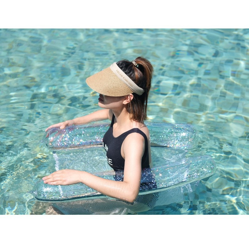 1/2 vnt. vandens hamakas, pripučiamas plaukiojantis plaukimo čiužinys Jūros plaukimo žiedas prie baseino vakarėlio žaislas, skirtas plaukimui