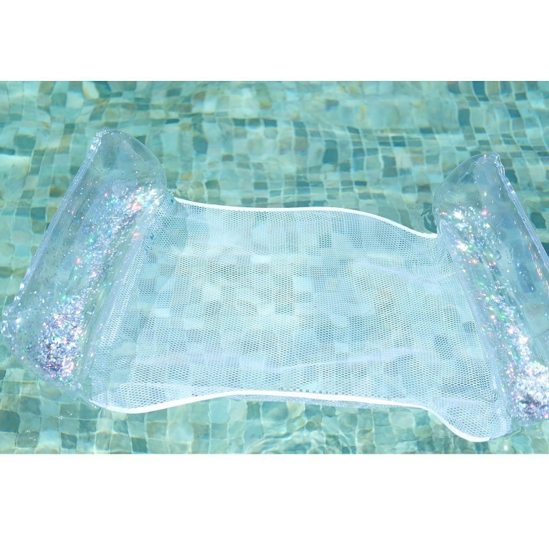 1/2 vnt. vandens hamakas, pripučiamas plaukiojantis plaukimo čiužinys Jūros plaukimo žiedas prie baseino vakarėlio žaislas, skirtas plaukimui