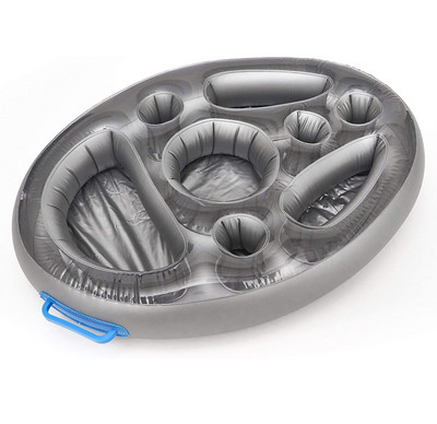 Ujumisbasseini ujuv õllelaud jahuti laud baarialus Täispuhutav basseini madrats Vesi toit Joogihoidja tarvikud