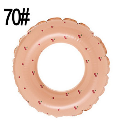 Tub gonflabil cu inel de înot îngroșat din PVC pentru copii plutitor pentru înot în aer liber, cerc, piscină, cadă, petrecere pe plajă, jucării pentru sporturi acvatice