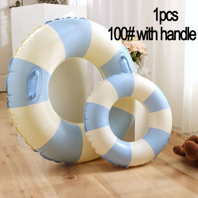 Tub gonflabil cu inel de înot îngroșat din PVC pentru copii plutitor pentru înot în aer liber, cerc, piscină, cadă, petrecere pe plajă, jucării pentru sporturi acvatice