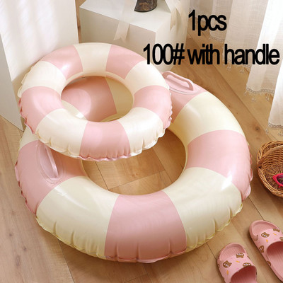 Tub gonflabil cu inel de înot îngroșat din PVC pentru copii plutitor pentru înot în aer liber, cerc, piscină, cadă, petrecere pe plajă, jucării pentru sporturi acvatice