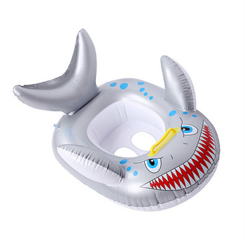 Нова акула, патица във формата на злорадство, детско надуваемо бебе, безопасно за малко дете, плуване, седалка за плуване, плувка, пръстен за риба, висококачествен GYH