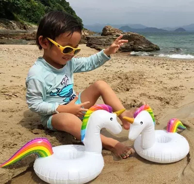 10/50 tükki Täispuhutavad Flamingo Ujumisrõngad Ujumisjoogihoidja Vann Lapsed Ujuvad Mänguasjad Peotarbed Basseinitarvikud Vannis