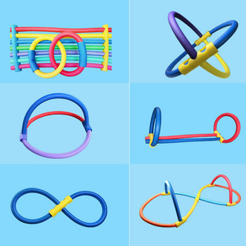 Цветни водни плаващи плувни басейни Noodle Foam Water Float Aid Woggle Solid Noodle Flexible Row Ring Kids pool Noodle Accesso