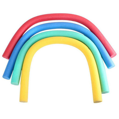Colorful Water Floating Swimming Pool Noodle Foam Water Float Aid Woggle Solid Noodle Flexible Row Ring Kids pool Noodle Accesso