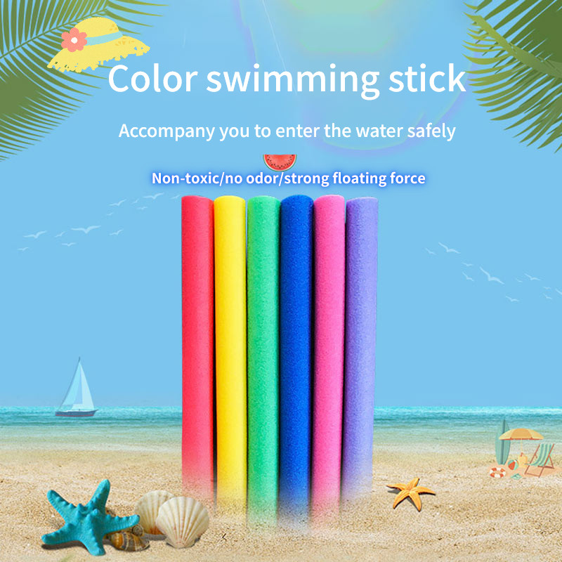 Spalvingas vandenyje plaukiojantis baseinas makaronų putų vandens plūduriavimo pagalba Woggle kietas makaronas, lankstus eilės žiedas Vaikų baseino makaronų priedas