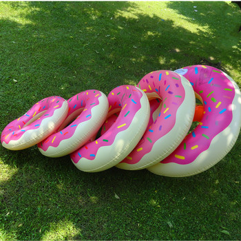 Надуваема поничка Плувен пръстен Безопасна плувка за басейн Летни дейности на открито Парти Екологични сладки деца Възрастни Плувен кръг