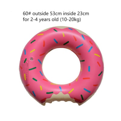 Täispuhutav sõõrikuga ujumisrõngas Turvaline ujumisrõngas basseinis, suvised tegevused vabas õhus, pidu Keskkonnasõbralik armsatele lastele mõeldud täiskasvanute ujumisring