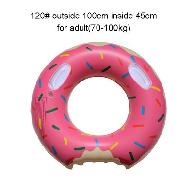 Täispuhutav sõõrikuga ujumisrõngas Turvaline ujumisrõngas basseinis, suvised tegevused vabas õhus, pidu Keskkonnasõbralik armsatele lastele mõeldud täiskasvanute ujumisring