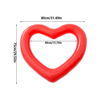 Hiiglaslik täispuhutav ujuk täiskasvanutele mõeldud basseinipeo mänguasjadele Südamekujuline basseini ujuv lamamistoolid toru täispuhutavad basseinitorud Lõbus rannapidu