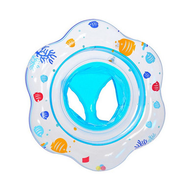 Felfújható dupla fogantyús kisgyermekek úszókör úszómedence gyűrűk vízi játékok baba úszógyűrű babaülés úszó