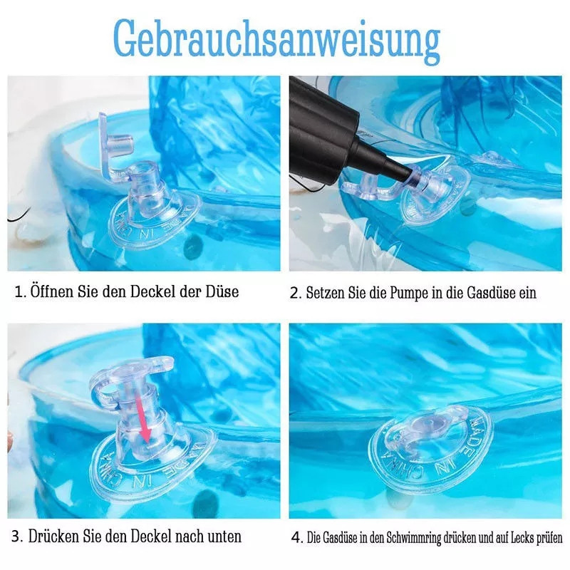 Kūdikių plaukimo žiedas 1-3 metų kūdikiams Saugus vandens žaislas prie baseino Vasaros žaislai Pripučiamas plūduriuojantis baseino žiedas