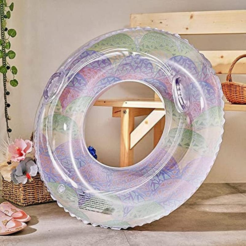 60 cm-es medence úszógyűrű vastagított felfújható úszógyűrű cső gyerekeknek lebegő kültéri úszókör medence strand vízi játékok