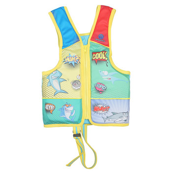Megartico 1-6 години Детска жилетка за плуване Детска предпазна спасителна жилетка Обучение по плуване за малко дете Каяк Плажни бански костюми за водни спортове