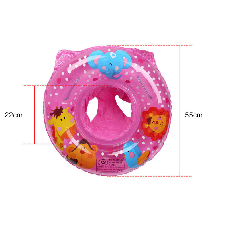 Пръстен за плуване за новородено бебе Blackon Аксесоар за водни игри за новородено Обучение по плуване Напомпана плувка Плаващ пръстен