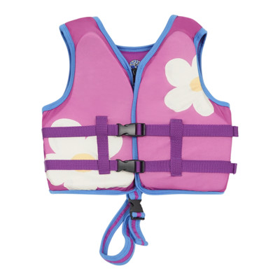 Megartico Purple Floral Print Ohutuspäästevest lastele Beebi ujuvvest päästevest Kajaki basseini rannasurfi tarvikud