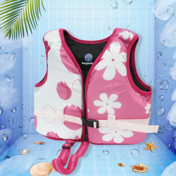 Megartico Παιδικό γιλέκο κολύμβησης 2-6 ετών Floral print Safety Life Jacket Baby Water Float Πλευστότητα Aids Swim Trainer Lifeguard