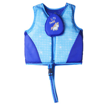 Megartico Детска анимационна спасителна жилетка за плуване Детска спасителна жилетка с дизайн на катарама Бебешки костюм за плаваемост Каяк Плажна жилетка за водни спортове