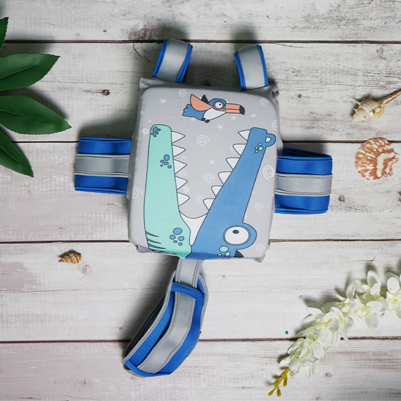 Megartico Детска анимационна спасителна жилетка Дизайн на раница Костюм за плаваемост Детска жилетка за плуване в басейн Поплавък Бебешки водни спортове