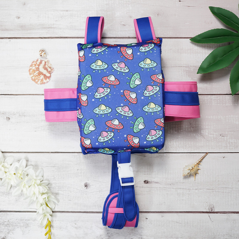 Megartico Детска анимационна спасителна жилетка Дизайн на раница Костюм за плаваемост Детска жилетка за плуване в басейн Поплавък Бебешки водни спортове