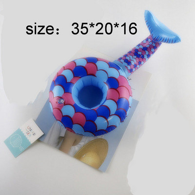 Suport gonflabil pentru pahare Flamingo, 10 buc. Suport pentru băuturi pentru piscină, jucării pentru piscină, unicorn, gogoașă, jucărie plutitoare, accesorii pentru petreceri