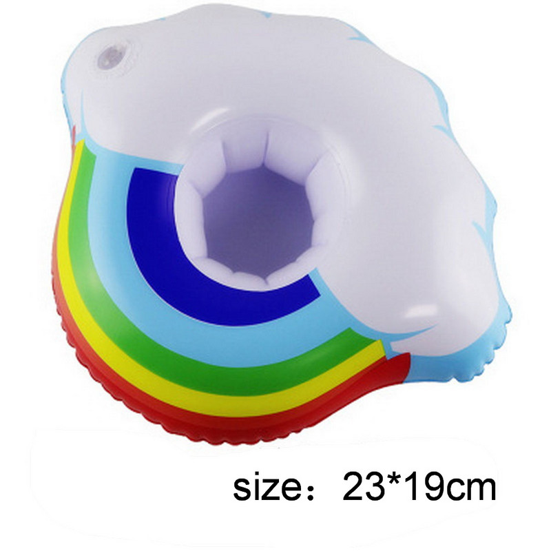 Suport gonflabil pentru pahare Flamingo, 10 buc. Suport pentru băuturi pentru piscină, jucării pentru piscină, unicorn, gogoașă, jucărie plutitoare, accesorii pentru petreceri