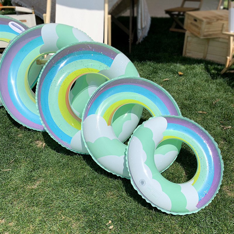 Плувен пръстен за възрастни, деца, надуваем матрак, басейн, парти, плувни обиколки, летни плажни плувки, водни спортове, парти играчки