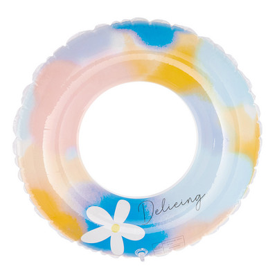 PVC ujumispäästevöö rõngas kulumiskindel täispuhutav basseini ujukid Pehmed unisex korduvkasutatavad, mugav puhkusepeoks