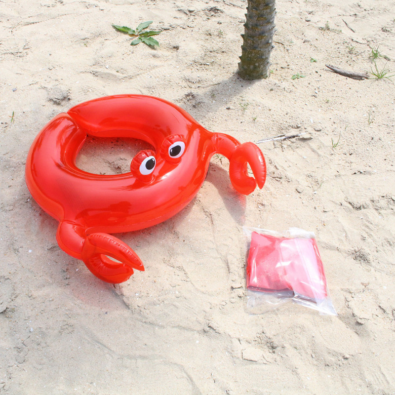 PVC vesi täispuhutav krabi ujumisrõngas vesi lastele meelelahutus krabi ujumisrõngas basseini ujuki täispuhutav täispuhutav basseinimänguasi