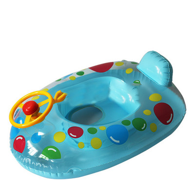 Täispuhutavad ujumisrõngad Baby Water Mängimängud Iste Ujuk Paat Laste Ujumisrõngad Aksessuaarid Veerõõmud Basseinimänguasjad